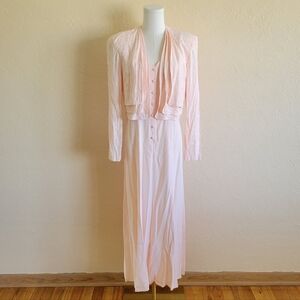 Wild Rose | 80s Vintage Dress & Jacket Set